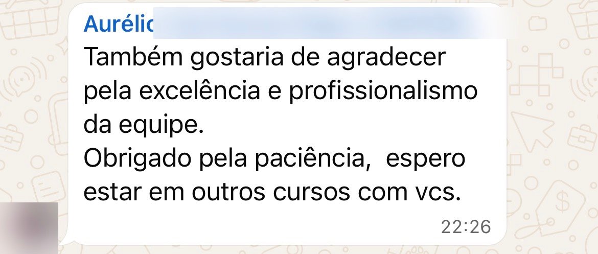 Depoimento de aluno sobre o curso Fluxo Digital