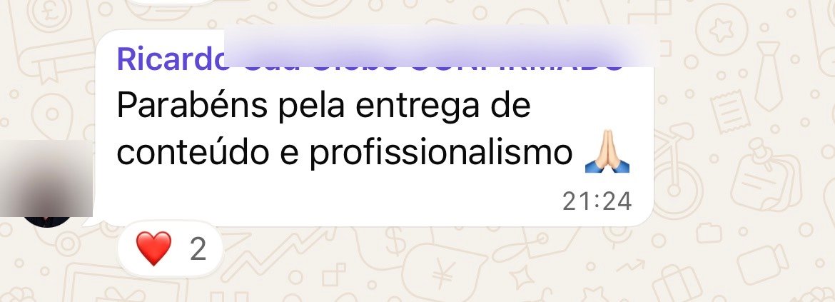 Depoimento de aluno sobre o curso Fluxo Digital