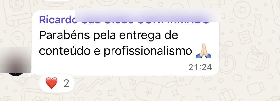 Depoimento de aluno sobre o curso Fluxo Digital